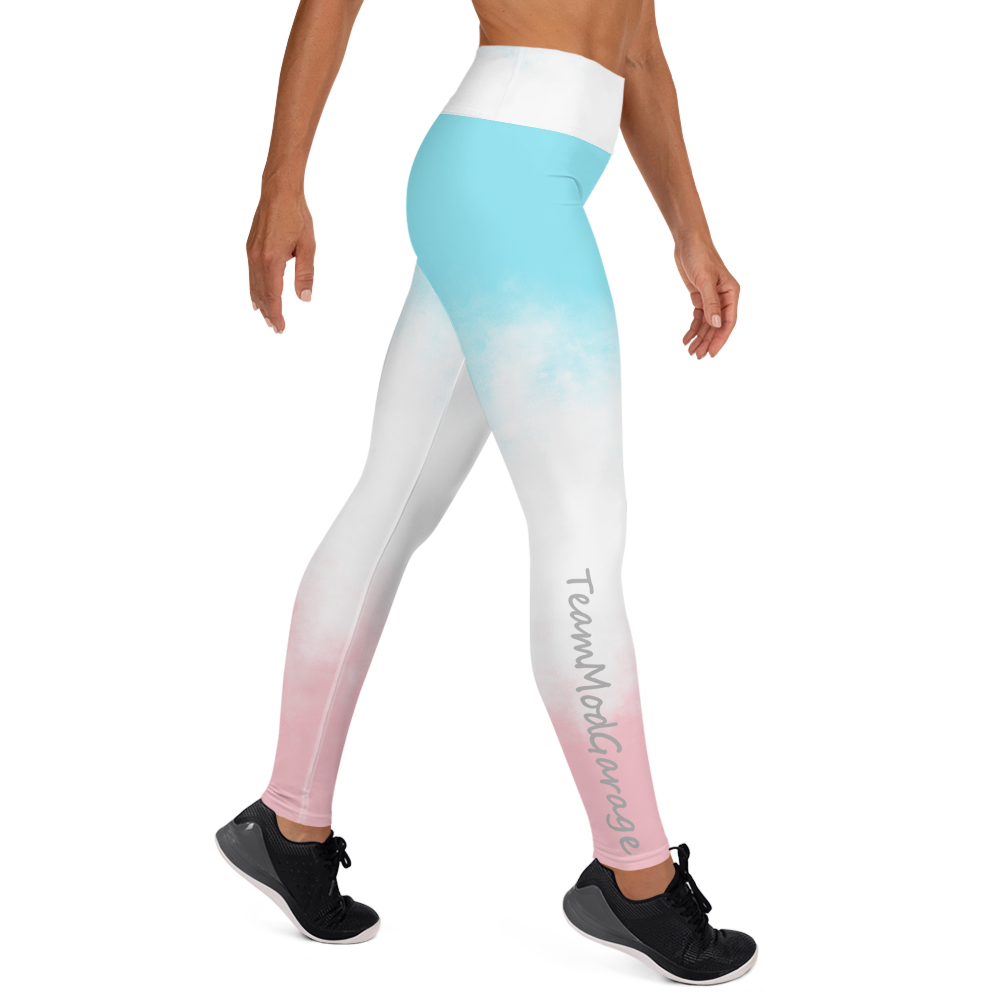 Cotton Candy Leggings Women's Leggings Yoga Pants Gymwear Workout Gear High  Waist Leggings Yoga Leggings Colorful Tights 
